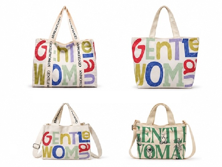 Bolsas de lona impresas personalizadas en varios formatos