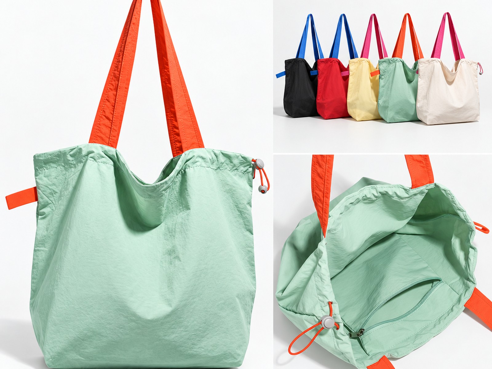 Bolsa tote de nylon personalizada