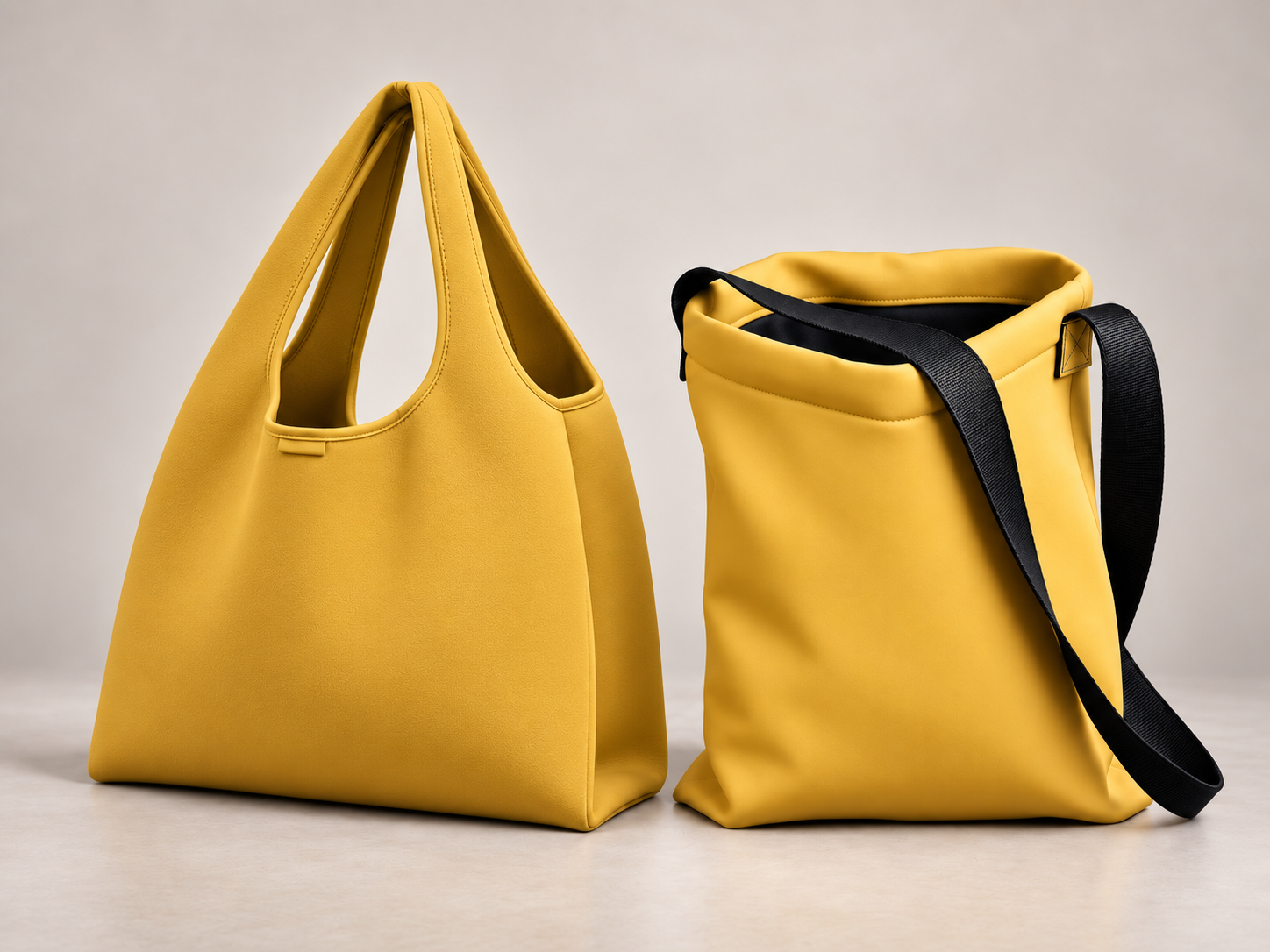 Bolsas de neopreno amarillas personalizadas