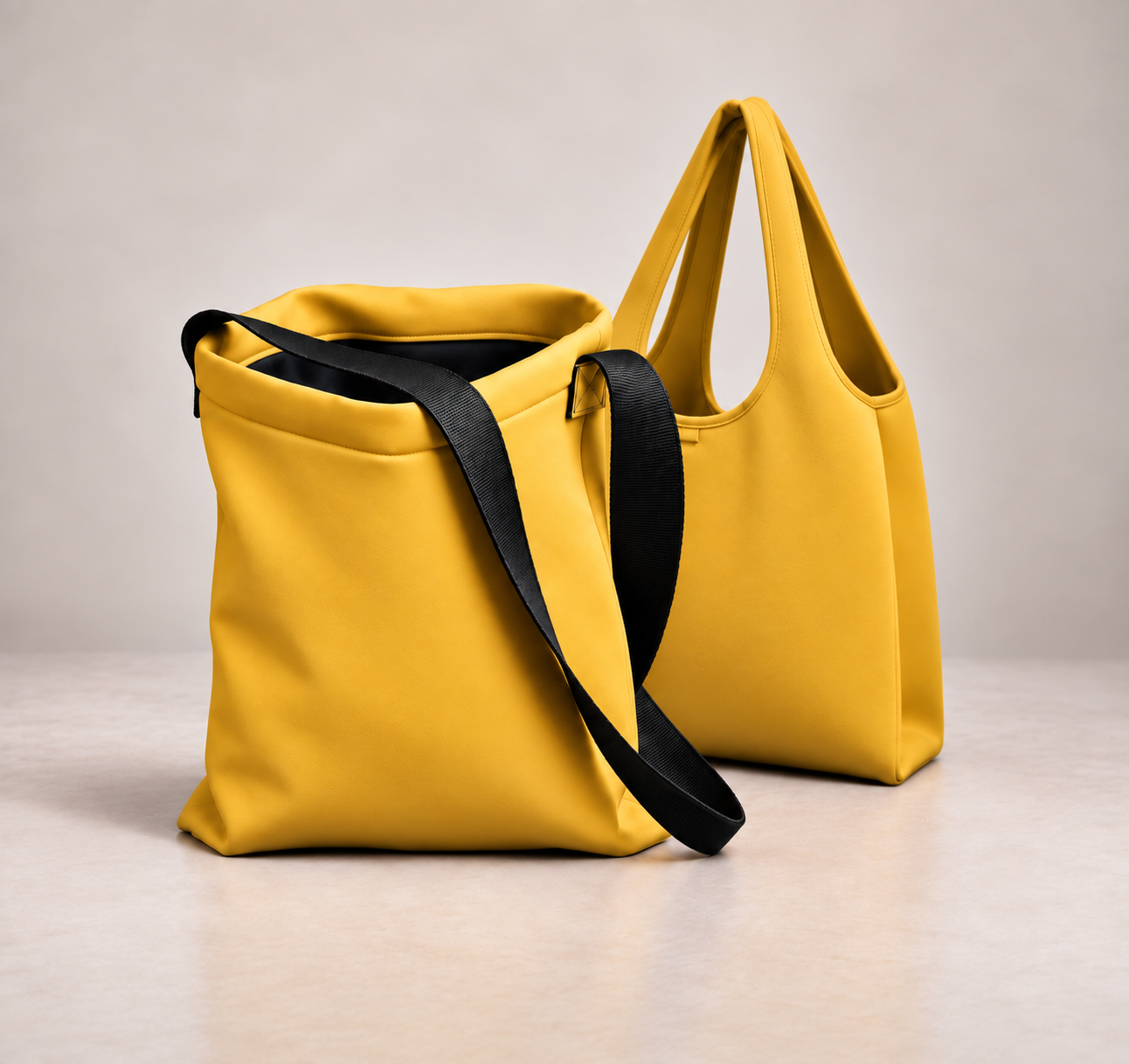 Bolsa amarilla de neopreno personalizada Brandedloop