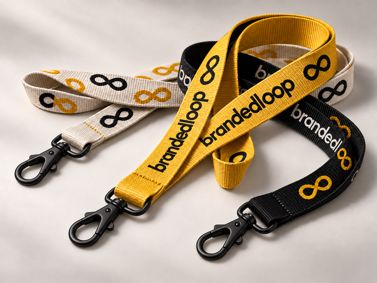 Lanyards de poliéster personalizados para empresas y eventos